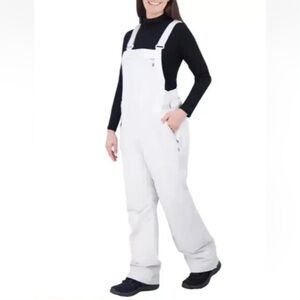 Gerry Size S Women’s Water Resistant Snow Bib Pant in Moonlight Gray